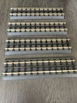 Lot Of 4 Mth Rail King Real Trax 10" Straight Sections Scale 3 Track. Fixed Price $21.54.