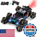 Lcimg Cool 6 Wheel Gesture Control Rc Stunt Car, Double Sided Climbing With Musi. Fixed Price $69.66.