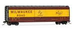 Rivarossi Ho 50' Sliding-door Boxcar With Roofwalk Milwaukee Road # HR6584A. Fixed Price $40.98.