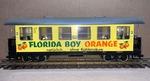 Lgb 3072 Florida Boy Orange Passenger Car With Metal Wheels, Scale. Fixed Price $100.00.