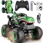 Bezgar Monster Truck Toys Remote Control 7.68 Inches 4-7 Light Music Dinosaur. Fixed Price $29.99.