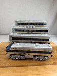 Lionel Lines Fa Diesel Passenger Train Cars & Loco Set #11051. Fixed Price $249.00.
