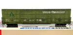 Ho Walthers 932-7001 Thrall Door Boxcar Weyerhaeuser Lunx # 4348 Weathered. Fixed Price $44.99.