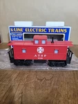 Line Electric Trains Gauge Lighted Caboose Sf K6138. Fixed Price $50.00.