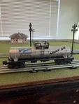 Lionel North American Single Dome Tank Car 19601 Mark 20. Fixed Price $11.99.