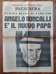 Rit Angelo Roncalli E' Il Nuovo POPE*N.3329. Fixed Price $59.16.