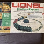 Lionel Vtg Southern Express Train Car & Engine Set Original Box 027 Xtra Trax. Fixed Price $149.99.