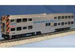 Kato 156-0947 Gallery Bi-level Cab-coach Virginia Railway Express #V716 (silv). Fixed Price $39.85.