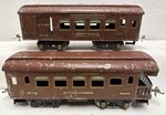 Ives Prewar Wide/standard Gauge 184 & 186 Passenger Cars For Restoration/parts. Fixed Price $59.99.