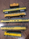 Ho Scale Rivarossi Passenger Car, Chicago & North Western Athearn Engine Lot. Fixed Price $75.00.