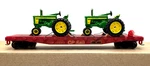Ho Walthers 931-1460 50' Flat Car Deere 720 Tractors Canadian Pacific Weathere. Fixed Price $49.99.