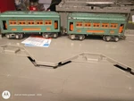 Pair See Pics Lionel Pre-war Gauge #607 Pullman Passenger Cars W/o Box. Fixed Price $98.98.