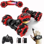 Hoshiplay Gesture Rc Car Red 1:24 High Speed 4WD Transform Stunt Rem. Fixed Price $52.57.