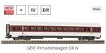 Piko Dr Passenger Car 58690 Ho Scale Dc. Fixed Price $40.00.