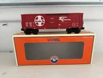 Lionel Scale Santa Fe Waffle Side Boxcar 6-15019 Shock Control Ln/box. Fixed Price $40.00.