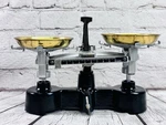 Vintage Cenco Central Scientific Balance Scale Brass Pans Gram 13. Fixed Price $44.10.