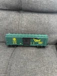 Lionel 16263 Santa Fe Atsf "the Chief West" Green Boxcar O/027 Ga. 1996-99. Fixed Price $19.99.