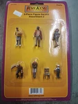 Mth/railking #30-1072 1:48 6-PIECE Figure Set #11 Assortment Scale. Fixed Price $19.99.