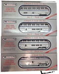 Williams Gauge Amtrak Superliner Aluminum Passenger Cars Set Of 4 Lnib. Fixed Price $280.00.