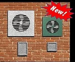 Blair-line-signs Wall Fans (6) Amp; Vents (15) Ho Scale Model Railroad. Fixed Price $9.57.