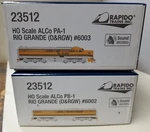 Rapido 23512 Ho Alco PA/PB-1 Denver & Rio Grande Western 6003 6002 Dcc Sound. Fixed Price $559.98.