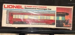 Lionel 9556 Chicago & Alton Lighted Wilson Passenger Car + Box. Fixed Price $35.00.