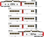 Rapido 203505 Ho Scale Cn Rail Uac Turbotrain 5-CAR Set Dc/dcc/sound. Fixed Price $841.69.