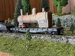 1:87 Ho Scale Rusty Steam Engine Boiler Load/decor (real Rust). Fixed Price $22.99.