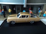 Oxford 1965 Plymouth Barracuda Gold W/ Black Band 1/87 Ho Diecast. Fixed Price $15.95.