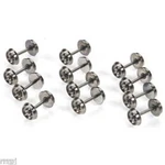 Ho 31" Ihc Metal Wheels Blackend Set Of 100 Lightweight Passenger Car. Fixed Price $109.98.
