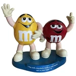 M&ms Candy Dispenser "the Milk Chocolate Melts In Your Mouth, Not Hands". Fixed Price $21.24.