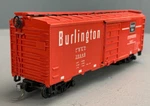 Roundhouse 40 Sd Steel Boxcar Burlington Cb&q #39648 Rtr W/kds HO5023. Fixed Price $16.71.