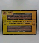 Rail King By Mth Gauge Milwaukee Road Combine Diner Car Set 30-6091. Fixed Price $99.99.
