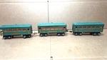 Lionel Pre-war Gauge #607, & #608 Pullman Observation Passenger Cars. Fixed Price $55.00.
