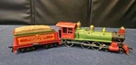 Tyco Lighted Ten-wheeler 1890 #233B:2000 Santa Fe. Fixed Price $49.95.
