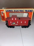 Vintage Lionel 6-16547 Christmas Square Window Caboose. Fixed Price $21.00.