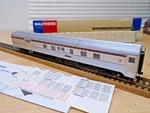 Walthers Ho 932-6466 Prr Baggage Dormitory Coach+metal Wheels+scale Couplrs Mib. Fixed Price $64.99.