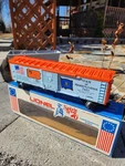 Lionel 6-7602 O/O27 Spirit Of '76 Pennsylvania Box Car New Original. Fixed Price $25.00.