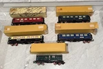 5 Rare Vintage Paya Gauge Passanger Cars No. Ph 1376. Fixed Price $590.00.