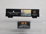 Mtl Scale 60' Boxcar Thomas Kinkade #3 Golden Gate Bridge Micro Trains Nib. Fixed Price $49.95.
