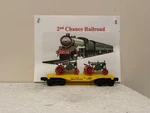 Scale Trains Lionel Union Pacific Flat Car 9020 W/farmall. Fixed Price $17.00.
