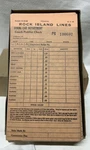 1962 Vtg Rock Island Line Railway Coach Peddler Dining Car Order/receipt Check. Fixed Price $115.00.