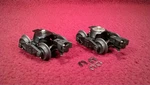 Lionel Post War 6434 Poultry Stock Car - Bar End Truck Pair Good Cplrs. Fixed Price $12.95.