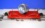 Lionel Scale Prewar Searchlight Car 2620. Fixed Price $63.00.