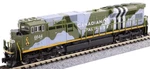 Kato 1768540 N Scale SD70ACU Cp Military Heritage #6644 D-day 176-8540 Dc. Fixed Price $129.95.