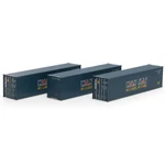 Athearn ATH29171 40' Corrugated Container (3) Wan Hai Rtr Ho Scale. Fixed Price $39.99.