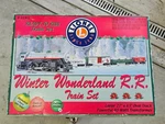 Lionel 6-31901 Winter Wonderland Gauge Train Set Complete Box Track. Fixed Price $205.00.