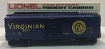 Lionel 6-9777 Gauge Virginian Boxcar Ex/box. Fixed Price $14.84.