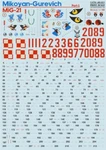 Print Scale 48-201 MIG-21 Polish Force Part 1, Decals Aircraft Kit 1/48. Fixed Price $26.66.