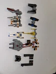 Lego Star Wars Mini Micro Build Lot 4484 6963 Falcon Naboo Tie Podracer. Fixed Price $49.95.